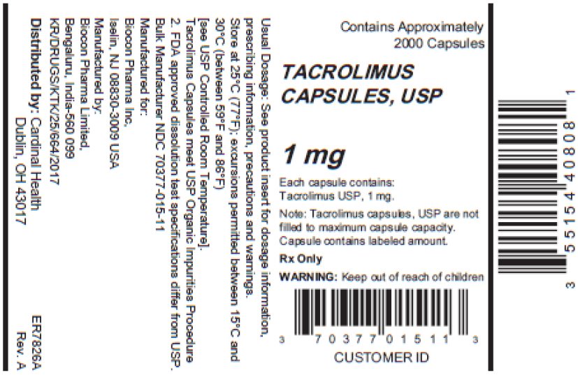 1mg bottle label