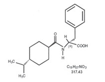 Nateglinide structural formula