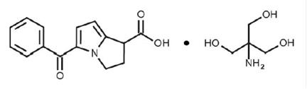Ketorolac Tromethamine Chemical Structure