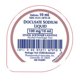 10 mL unit dose cup