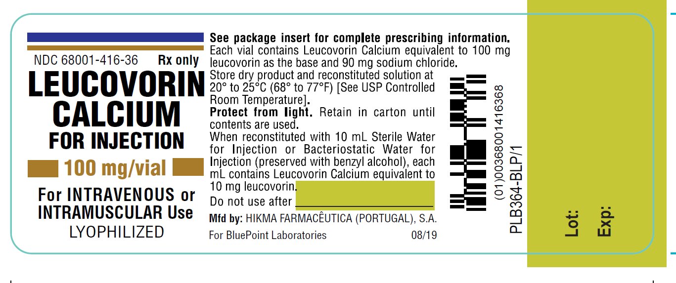 Leucovorin Calcium for Injection 100mg Label Rev 08-19