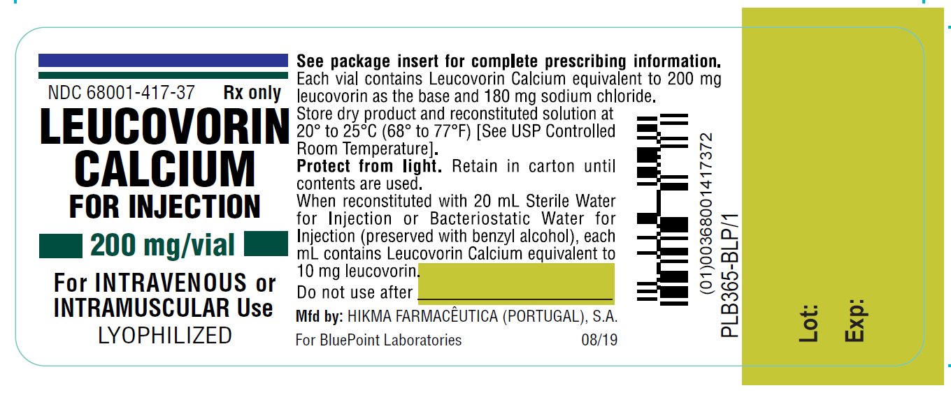 Leucovorin Calcium for Injection 200mg Label Rev 08-19