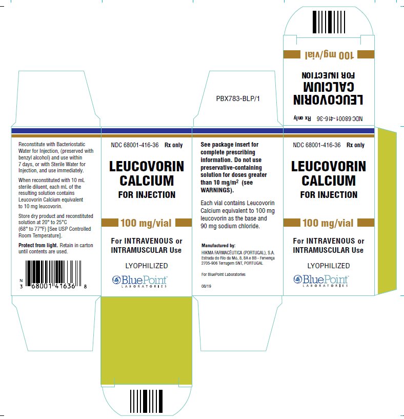 Leucovorin Calcium for Injection 100mg Carton Rev 08-19