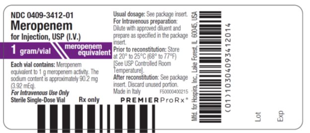 MEROPENEM injection, powder, for solution