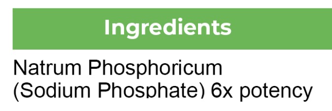 Nat phos Ingredients