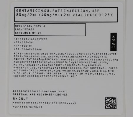 GENTAMICIN SULFATE injection, solution