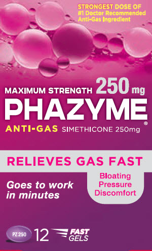 Phazyme 250mg 12 count Carton