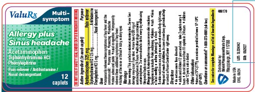 Allergy Sinus Label