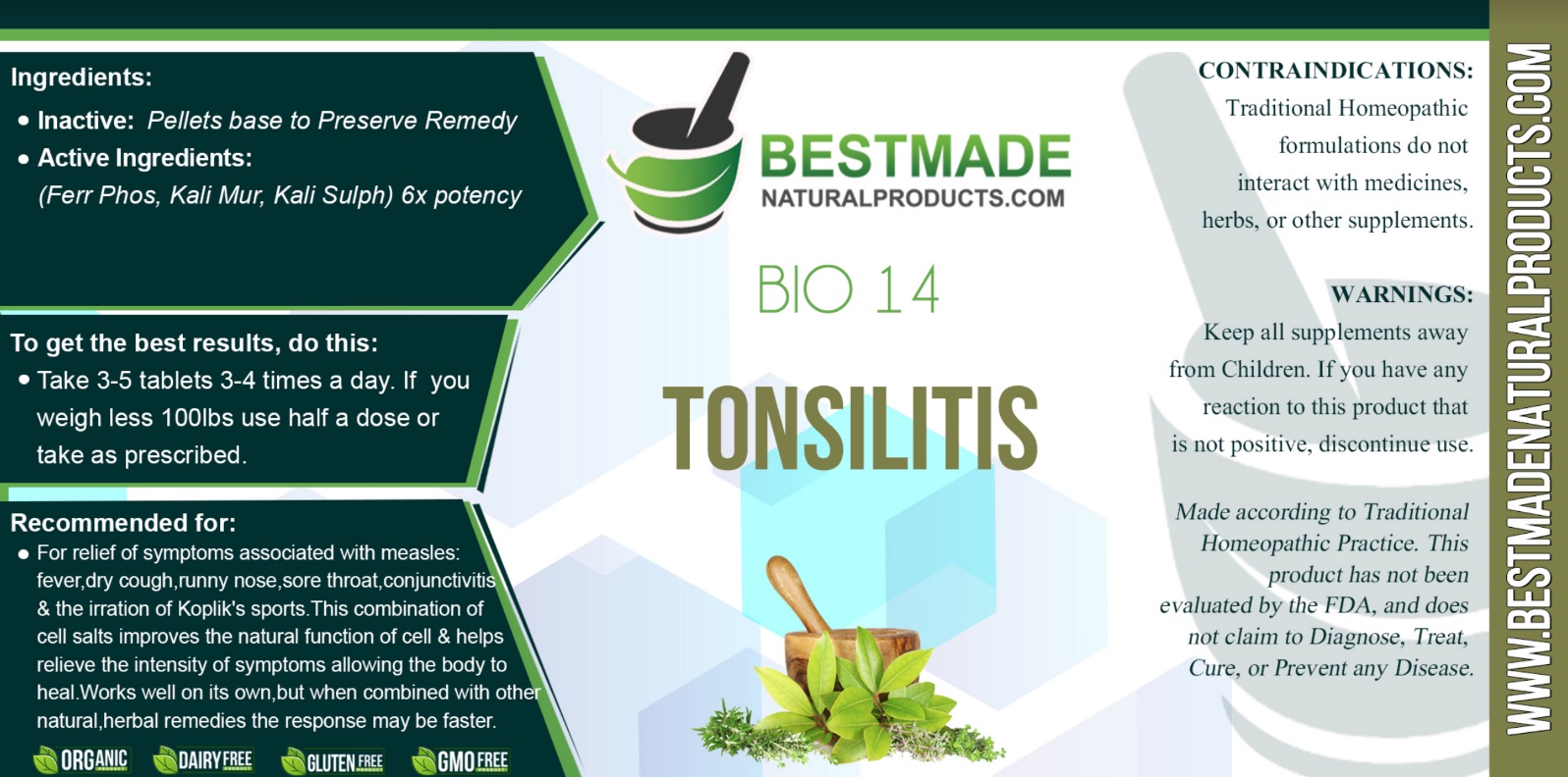 bio14 dosage and administration