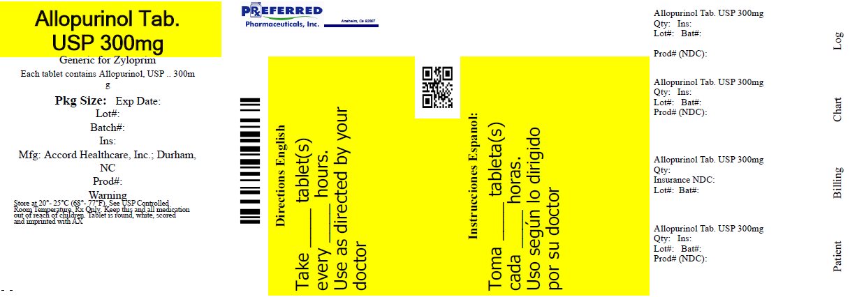 Allopurinol Tab. USP 300mg