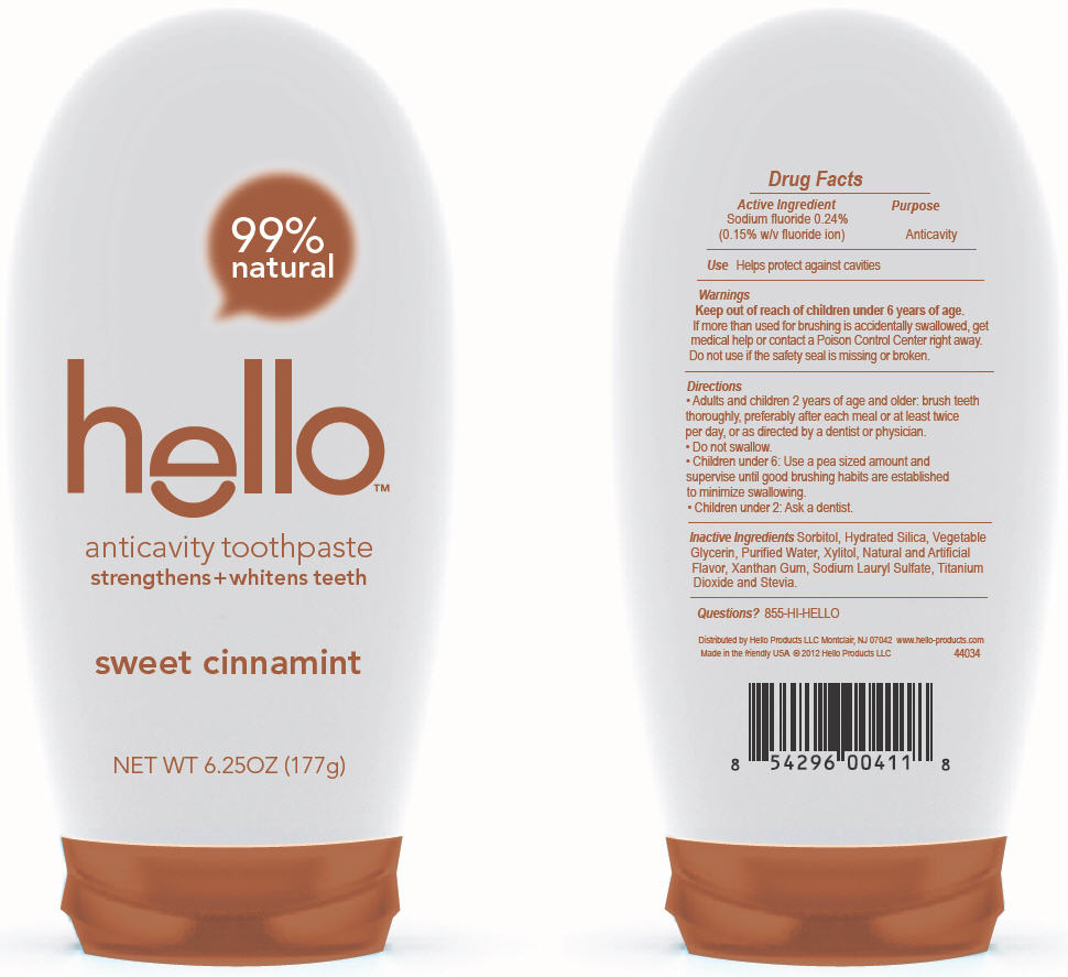 PRINCIPAL DISPLAY PANEL - 177 g Bottle Label - sweet cinnamint