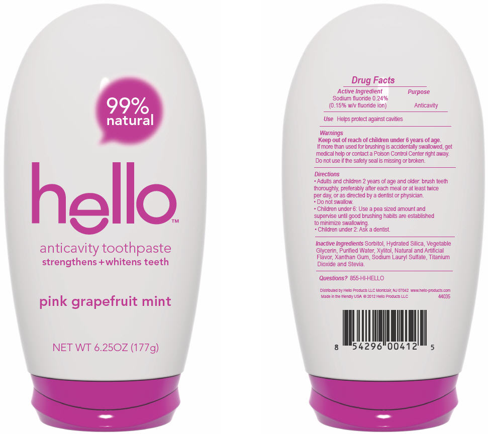 PRINCIPAL DISPLAY PANEL - 177 g Bottle Label - pink grapefruit mint