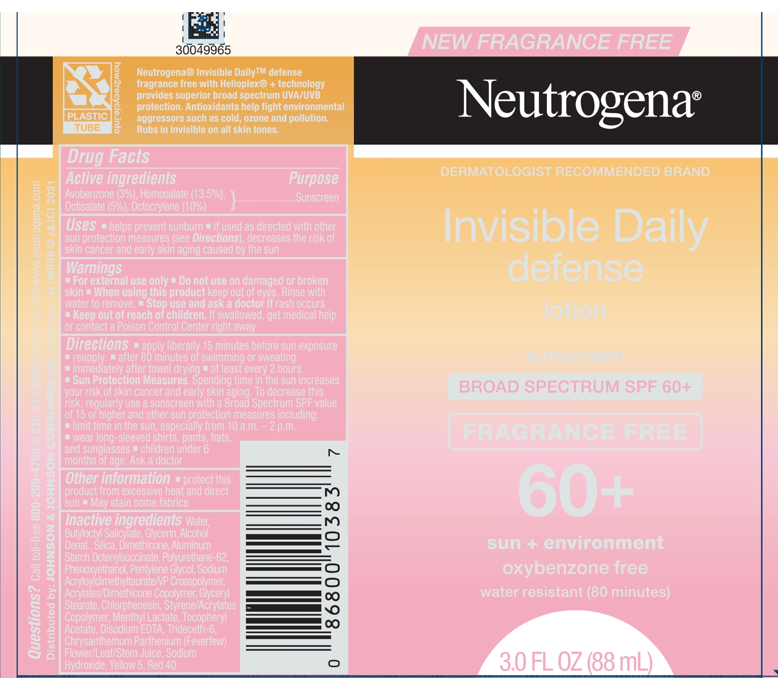 Neutrogena label