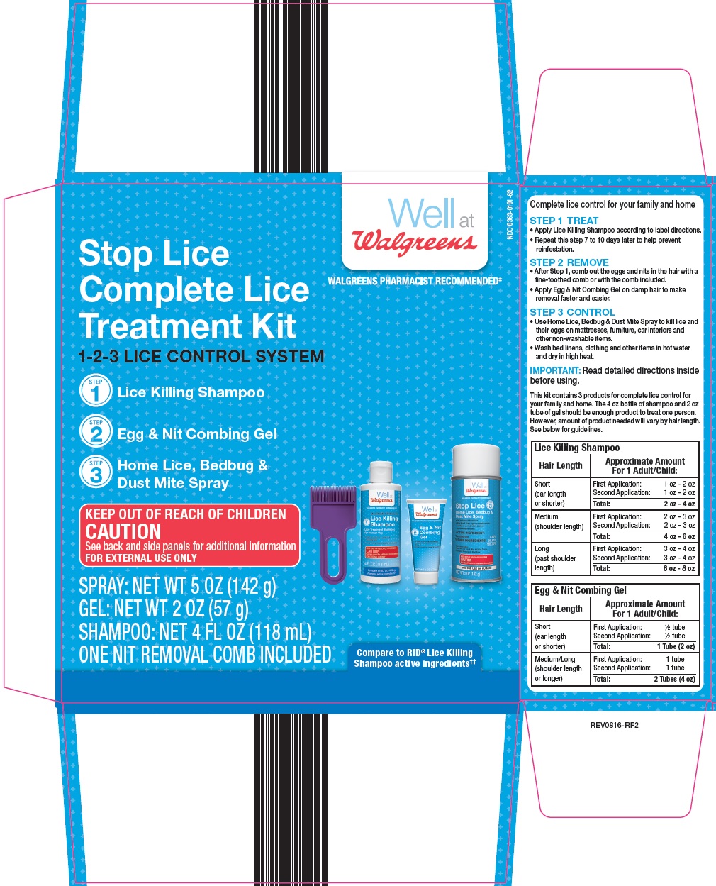 Walgreens Lice Kit 1