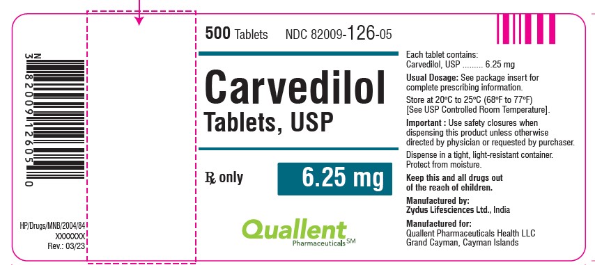 Carvedilol Tablets, 6.25 mg