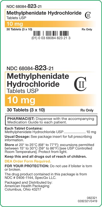 10 mg Methylphenidate HCl Tablets Carton