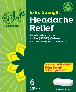 24 7 Life ES Headache Relief 6 count