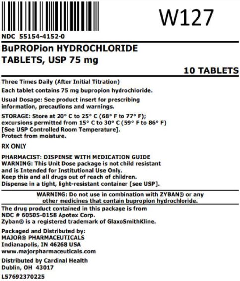 75mg bag label