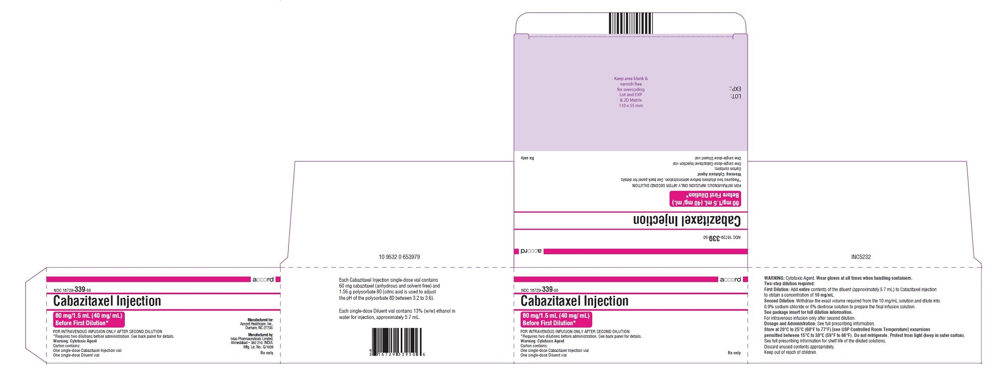 Cabazitaxel Injection - Kit Carton