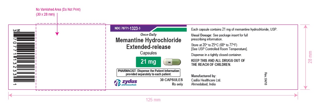 Memantine Hydrochloride Extended-release Capsules, 21 mg