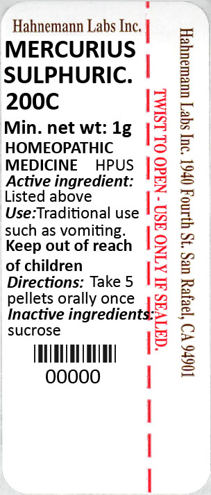 Mercurius Sulphuricus 200C 1g