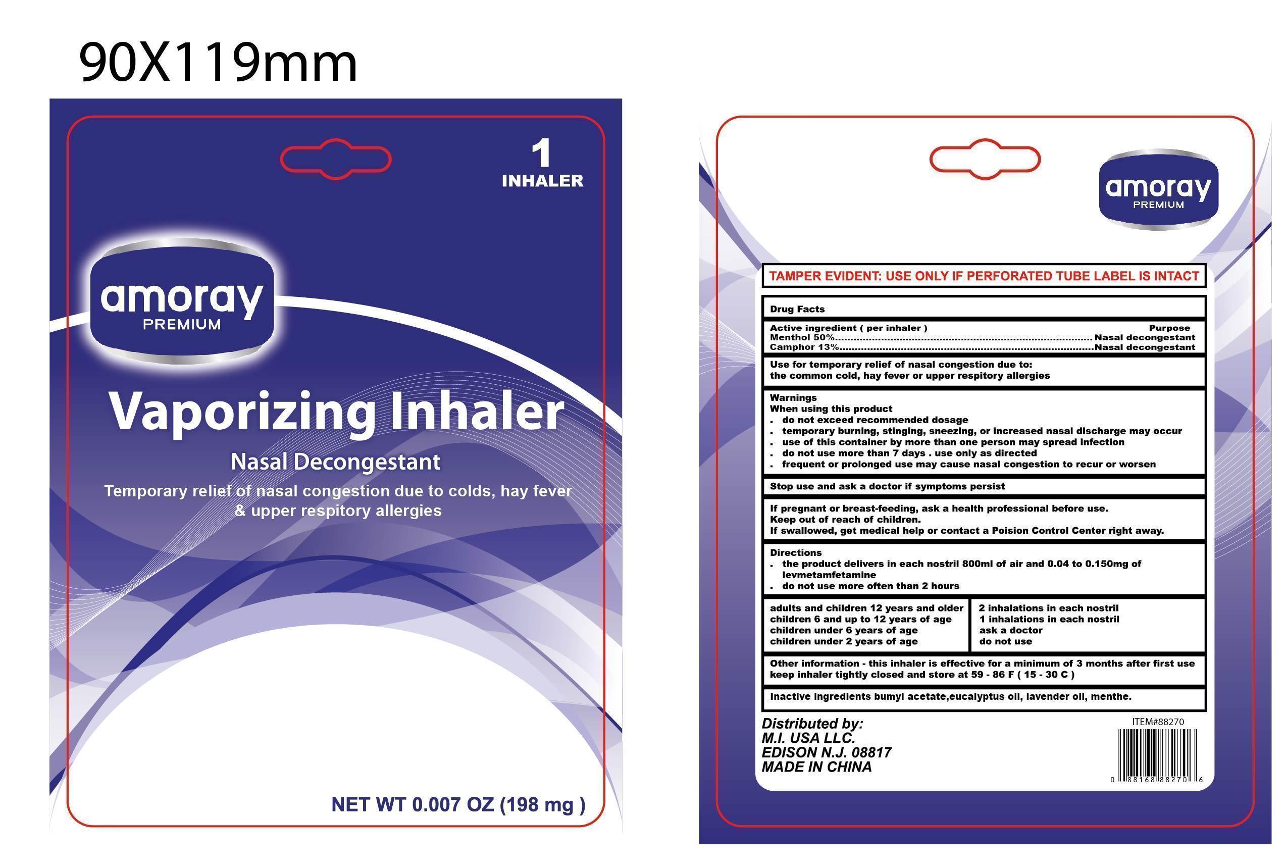 Inhaler label