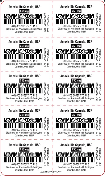 250 mg Amoxicillin Capsule Blister