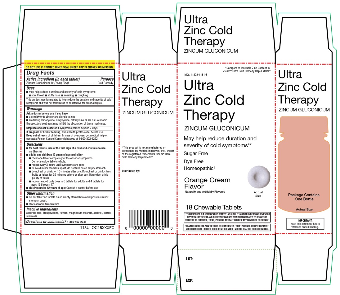 Rite Aid Ultra Zinc Cold Therapy 18 counts