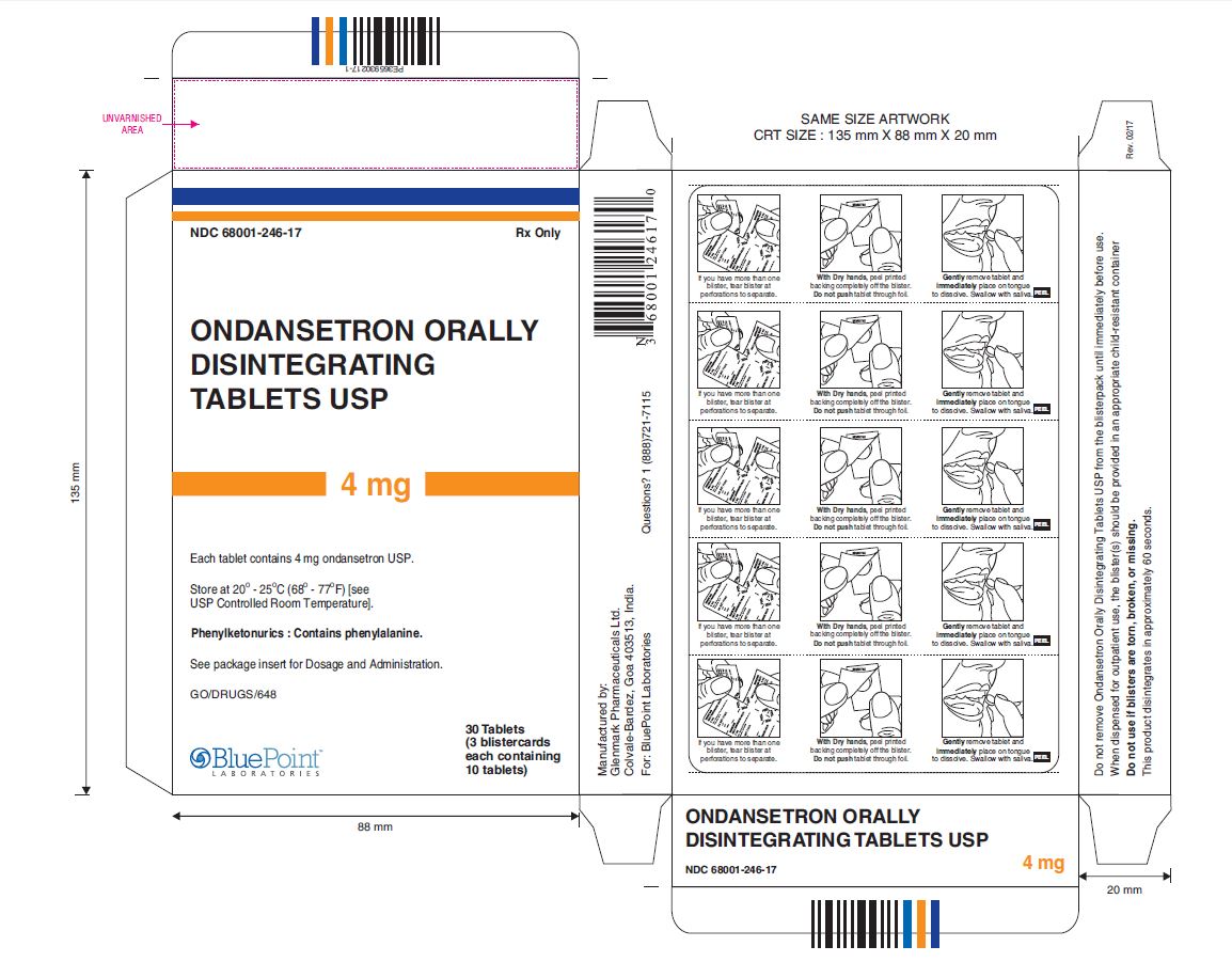 Ondansetron Orally Disintegrating Tablets, USP 4mg Carton