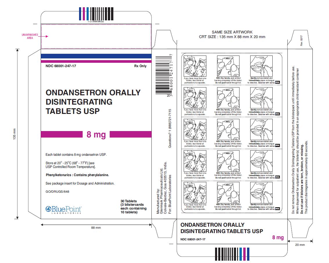 Ondansetron Orally Disintegrating Tablets, USP 8mg Carton
