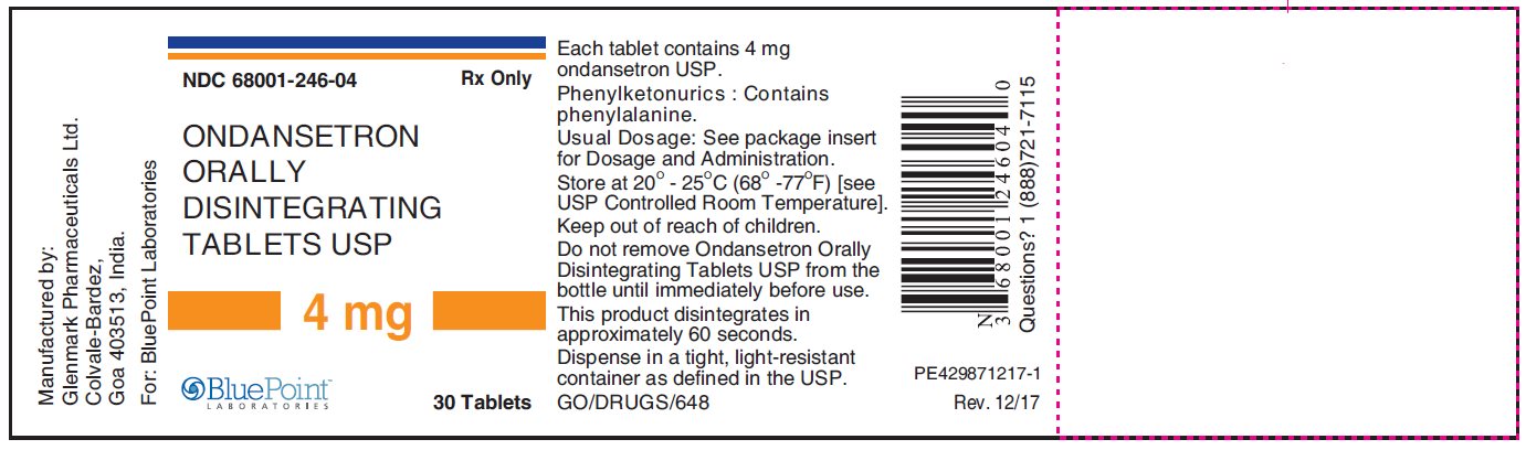 Ondasetron Orally Disintegrating Tablets USP 4mg 
