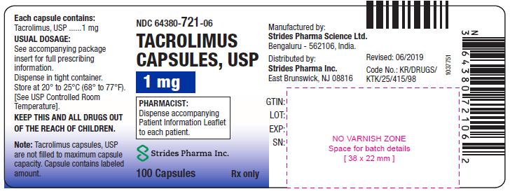 1mg - 100s - Container Label
