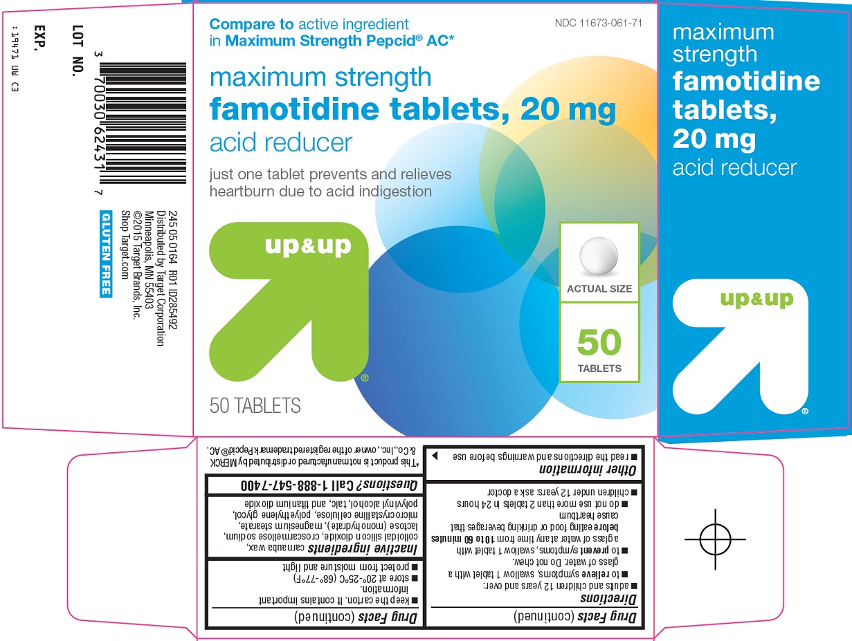 Up and Up Famotidine Tablets Image 1