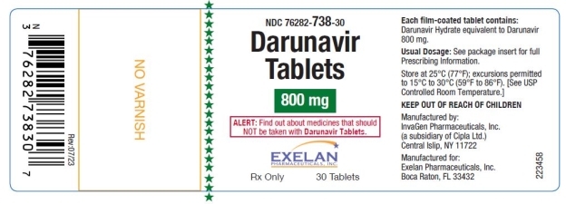 Bottle Label 800 mg Exelan