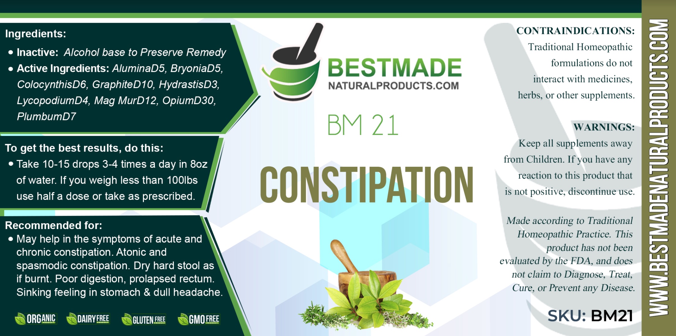 bm21 dosage and administration