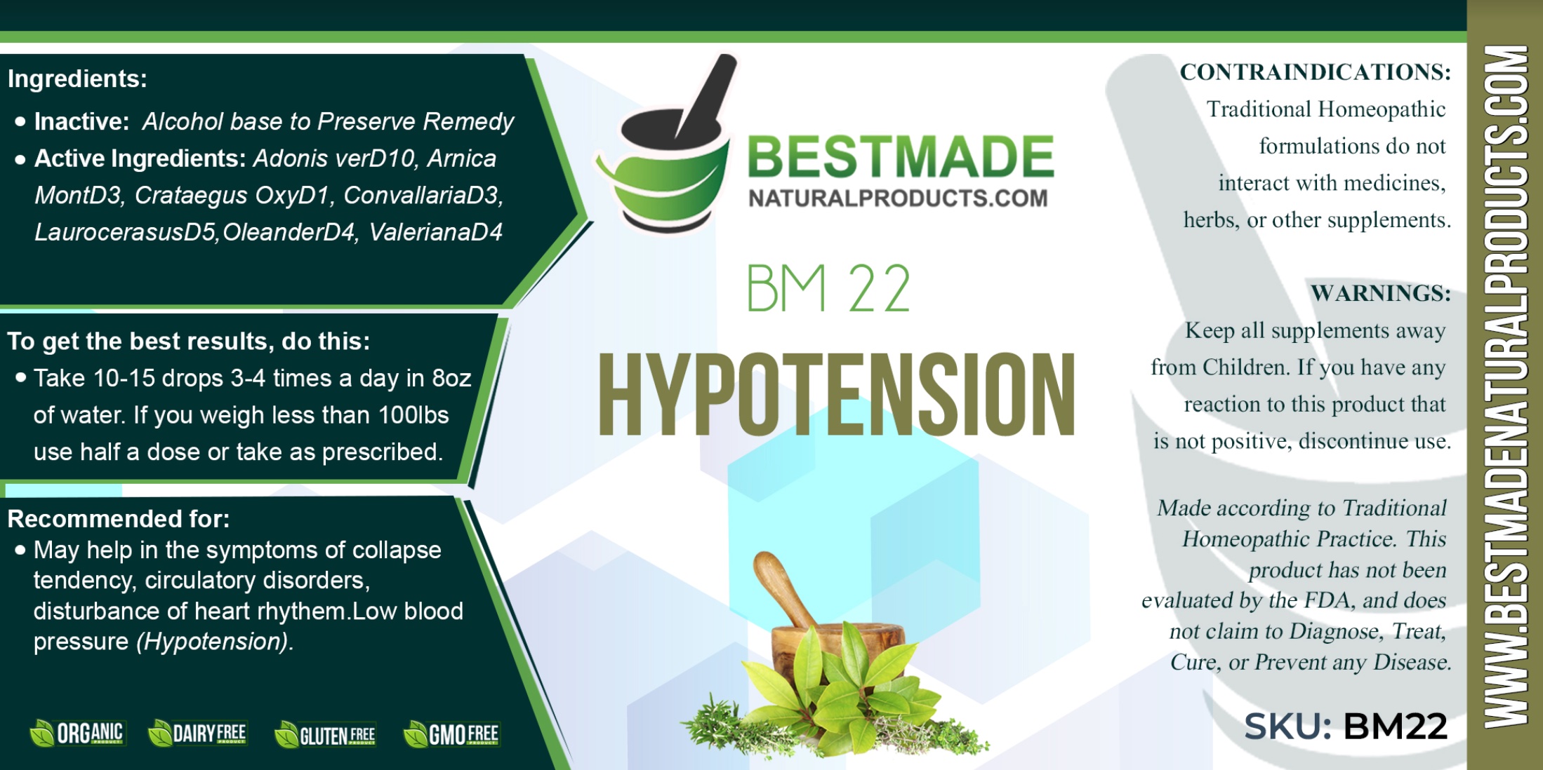 bm22 dosage and administration