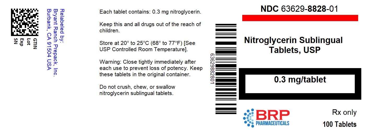 nitroglycerin by Bryant Ranch Prepack NITROGLYCERIN tablet