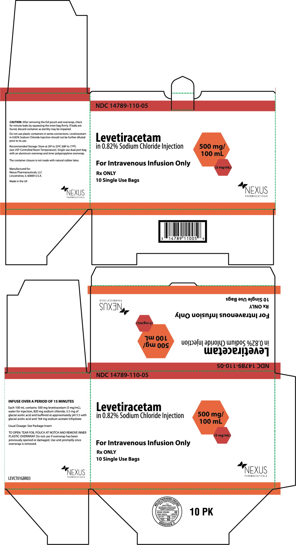 Principal Display Panel – 5mg/mL Carton Label
