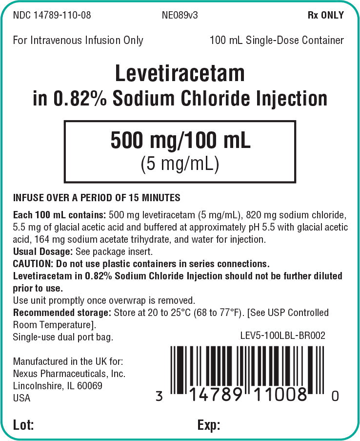 Principal Display Panel – 5mg/mL Bag Label
