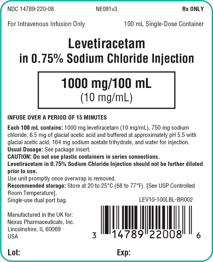 Principal Display Panel – 10mg/mL Bag Label
