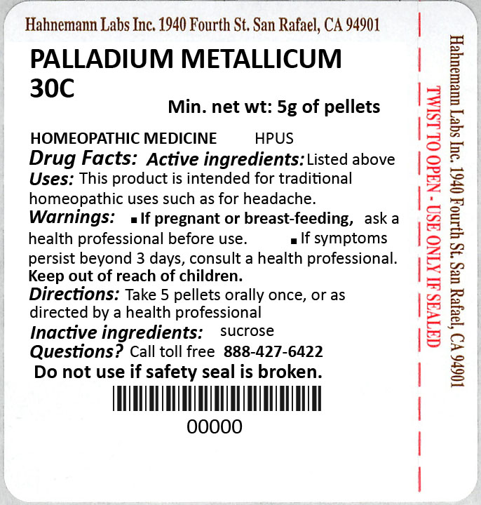 Palladium Metallicum 30C 5g