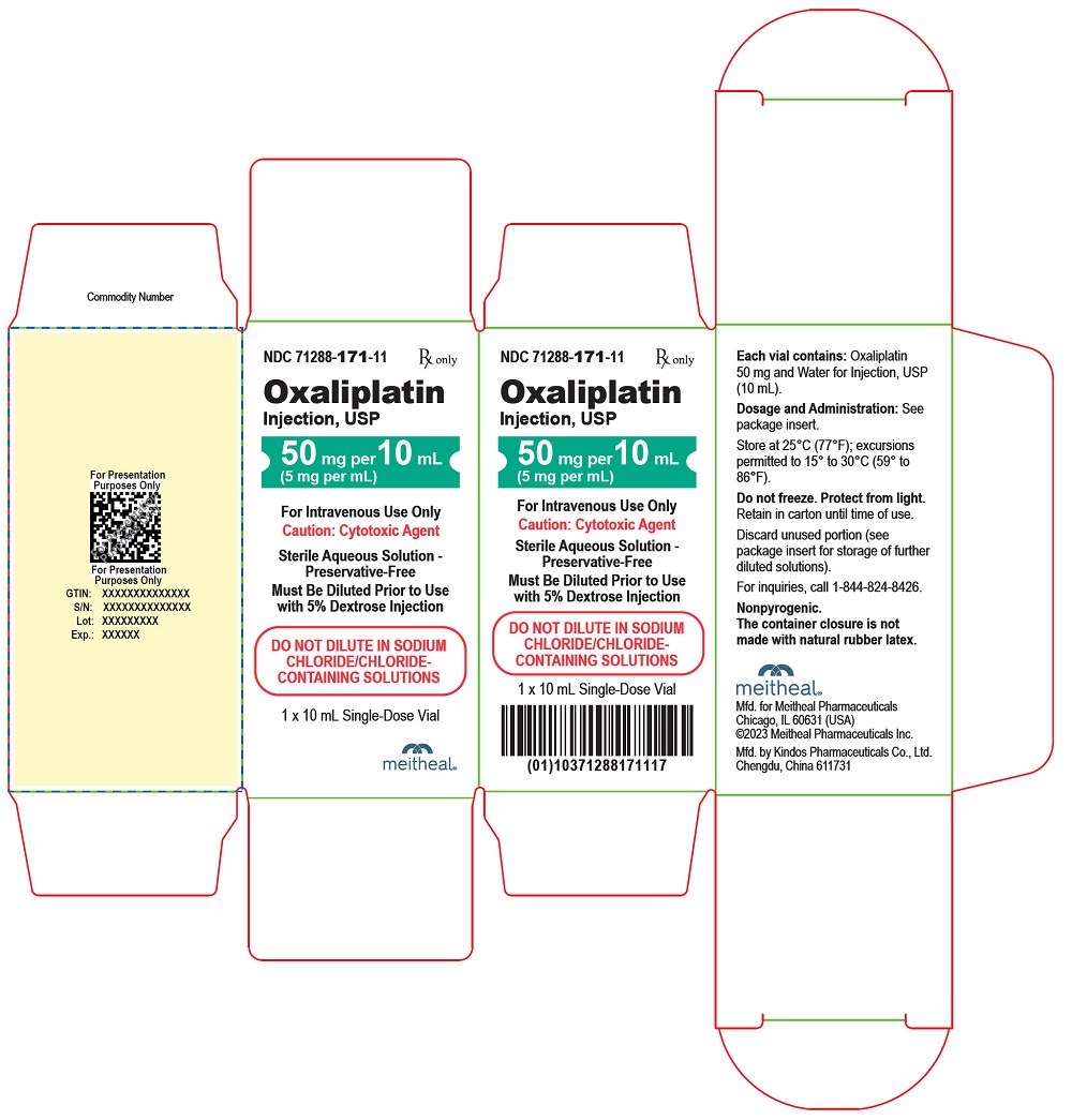 PRINCIPAL DISPLAY PANEL – Oxaliplatin Injection, USP 50 mg Carton