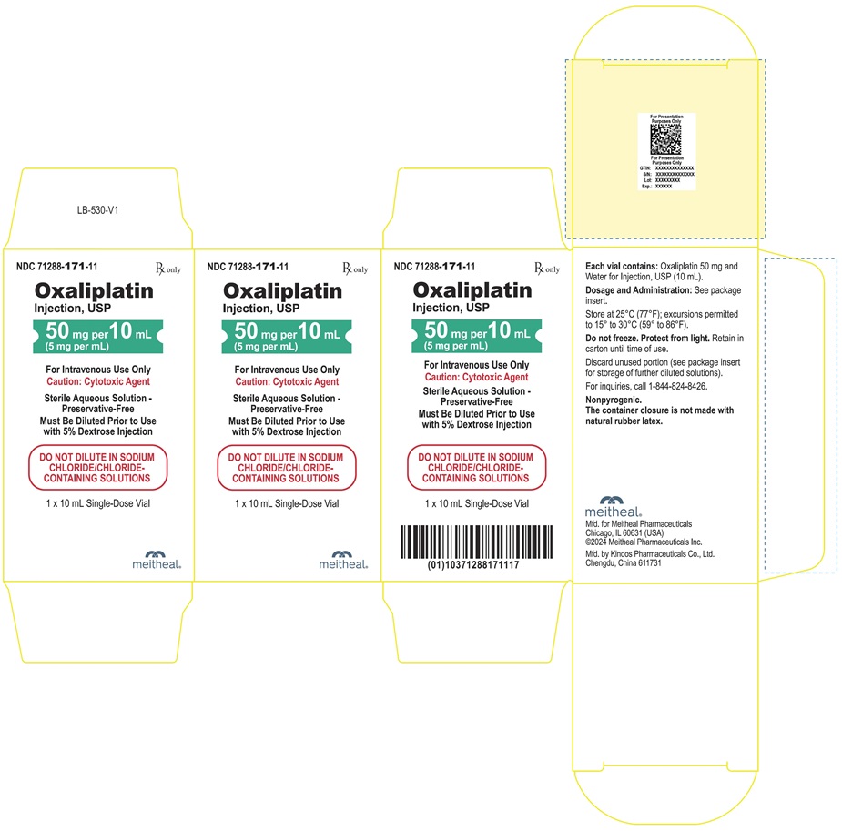 PRINCIPAL DISPLAY PANEL – Oxaliplatin Injection, USP 50 mg Carton