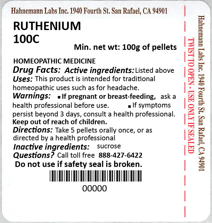 Ruthenium 100C 100g
