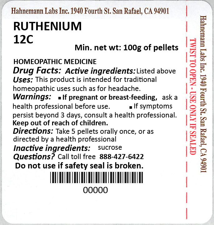 Ruthenium 12C 100g