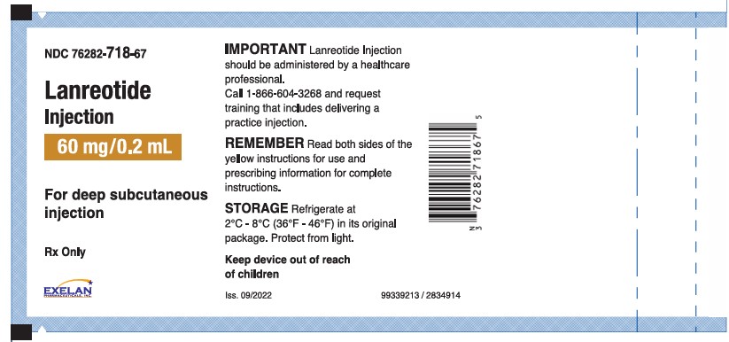 Lanreotide 60 mg pouch label