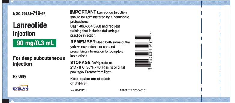 Lanreotide 90mg pouch label