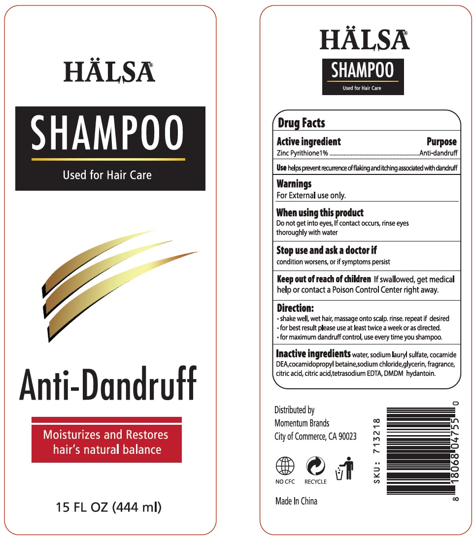 HALSA DANDRUFF MOISTURIZES AND RESTORES- pyrithione zinc shampoo