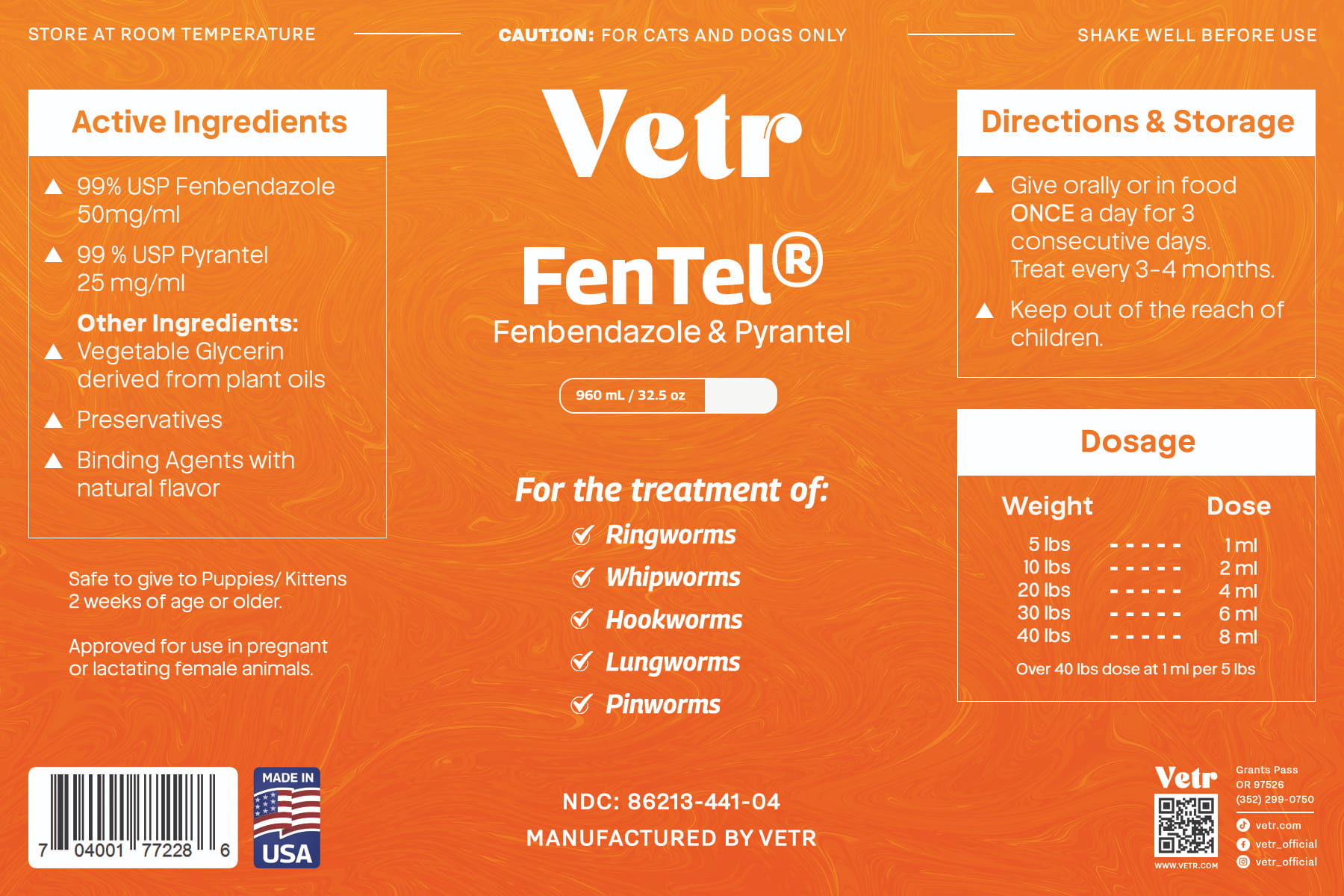 Fentel 960 label v4