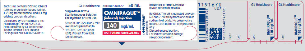 PRINCIPAL DISPLAY PANEL - 140 mgI/mL Bottle Label